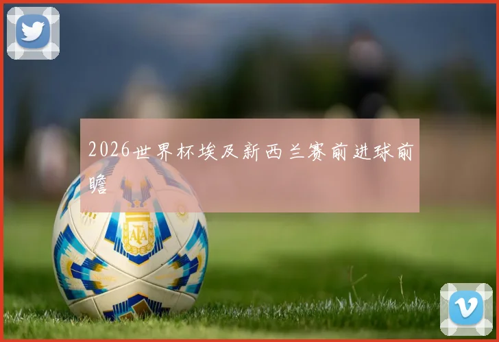 2026世界杯埃及新西兰赛前进球前瞻